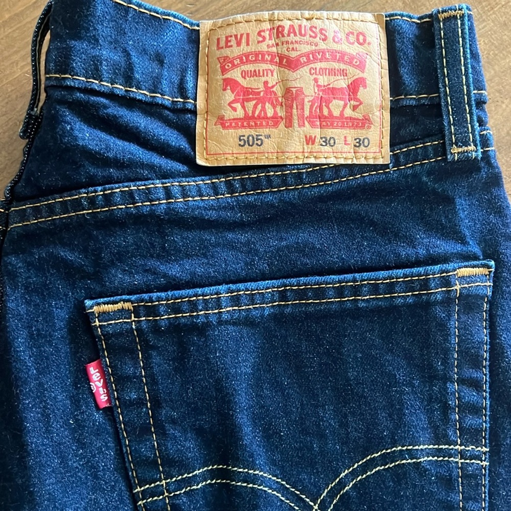 Levi’s 505 Dark Blue 30x30 denim jeans